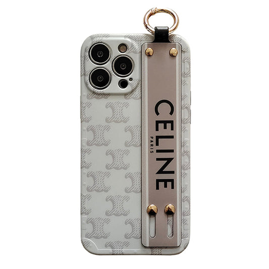 Capa para iPhone com pulseira de moda