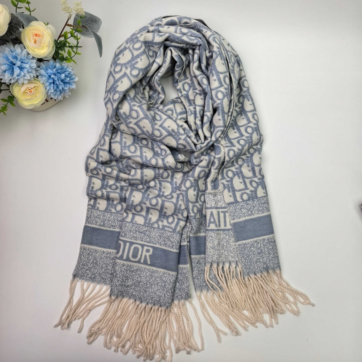 Scarf from the high-end luxury brand Dior, Paris, France