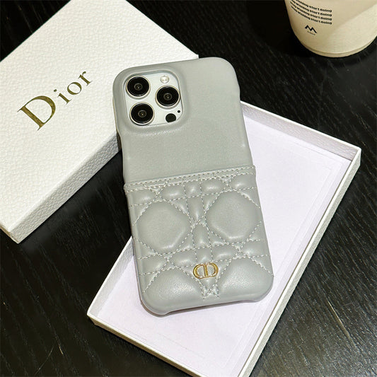 Capa de couro da moda para iPhone