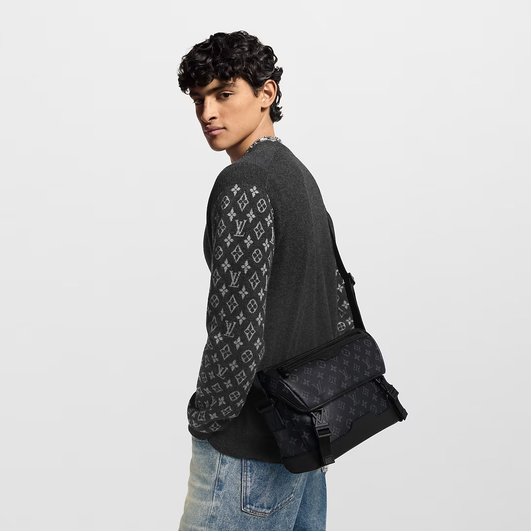 Dark Tone Luxury Læder Messenger Bag