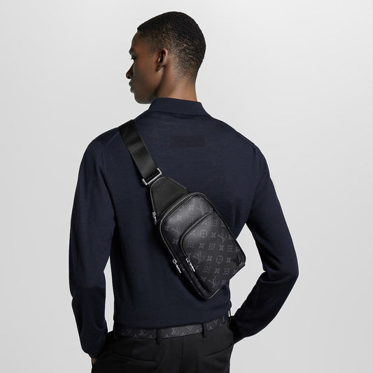 Luxury Monogram Sling Chest Bag for Men