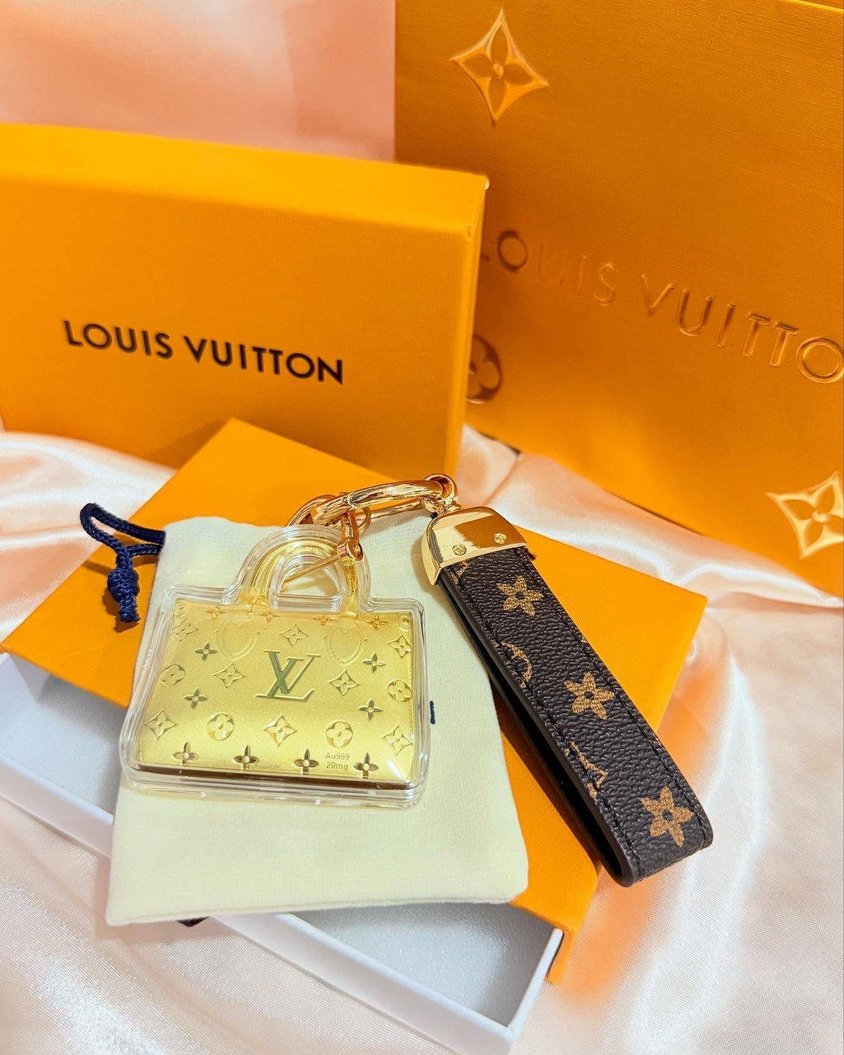 Μπρελόκ Gold Mini Bag