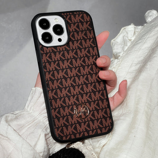 Роскошный чехол для iPhone Коричневый-MKK240603