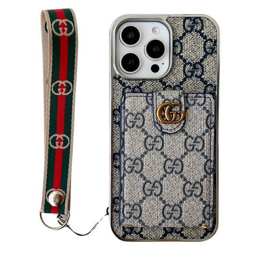 Capa para iPhone com corrente manual premium