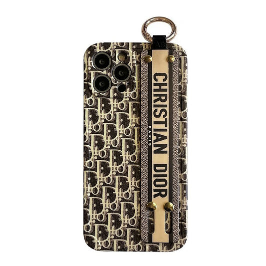 Capa para iPhone com pulseira de moda