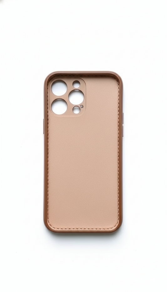 Capa unibody de couro de flor integral para iPhone – A arte do artesanato em couro puro