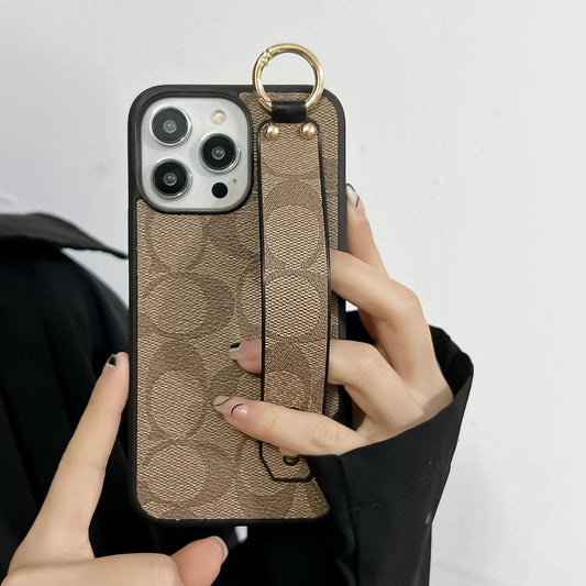 Классический чехол для iPhone с держателем, цвет кофе, размер SW240330