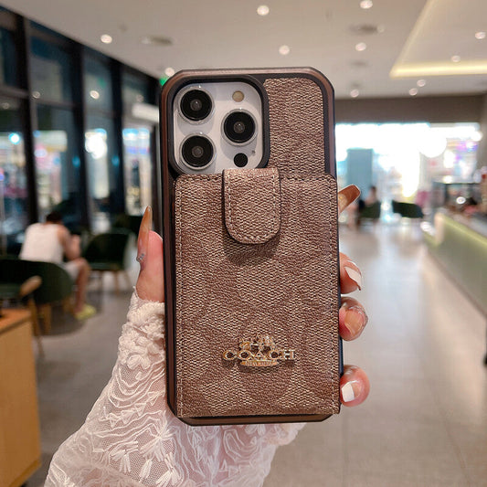 Классический чехол для iPhone с бумажником -LBK241416