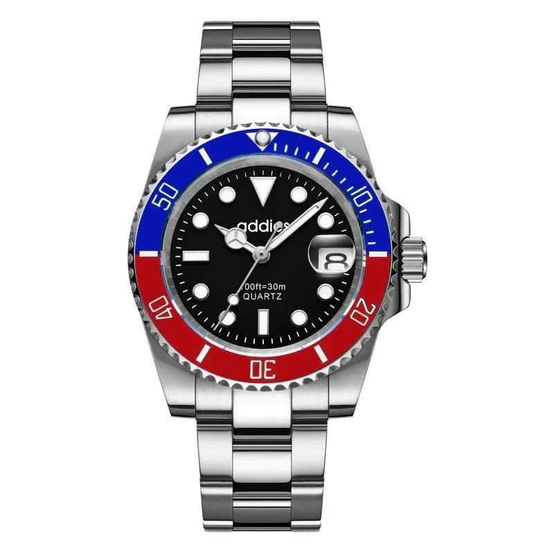 TitanX Elite Men's Quartz Sport Watch – Luxury 30M Waterproof Stainless Steel Dive Timepiece | Relógio Masculino