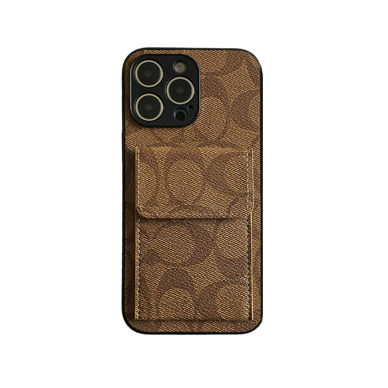 Klassisk iPhone-deksel med lommebok Svart-HP240513