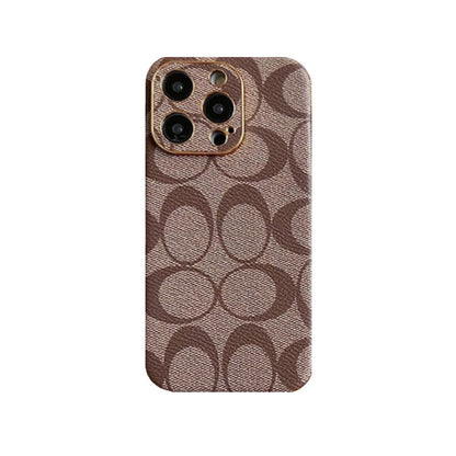 Funda iPhone Clásica Cuero Negro -QBK240513