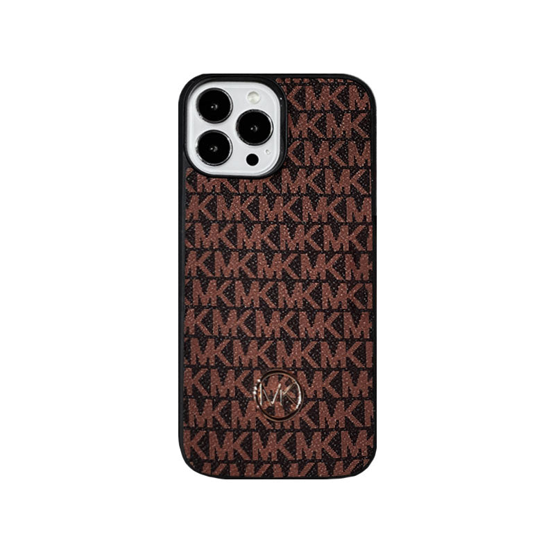 Luksusowe etui na iPhone'a Brown-MKK240603