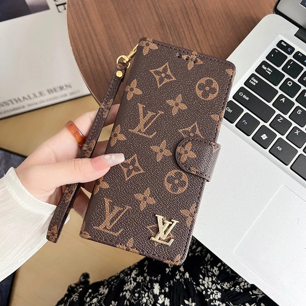 Funda de lujo para iPhone con billetera avanzada