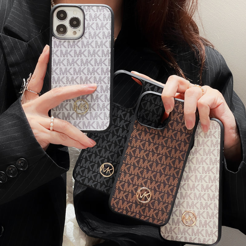 Luksusowe etui na iPhone'a Brown-MKK240603