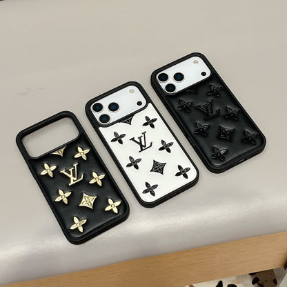 Funda de lujo para iPhone con diseño en relieve 3D