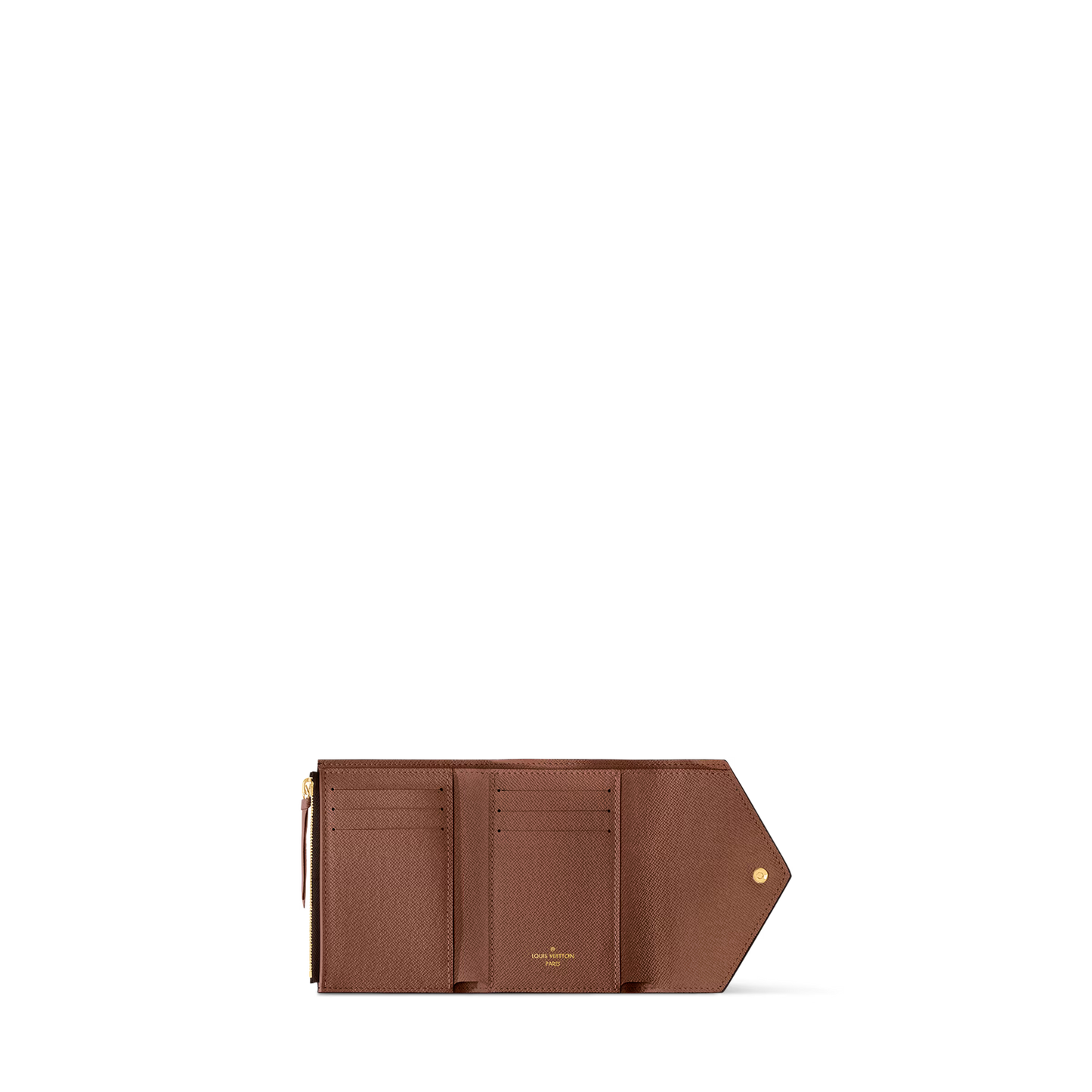 Monogram Envelope Wallet – Compact Zip Card Holder with Elegant Design