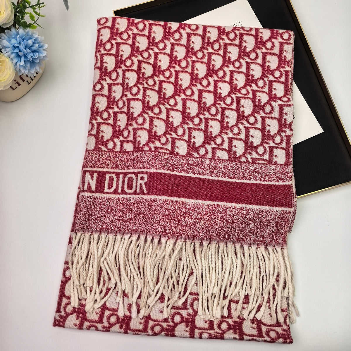 Scarf from the high-end luxury brand Dior, Paris, France