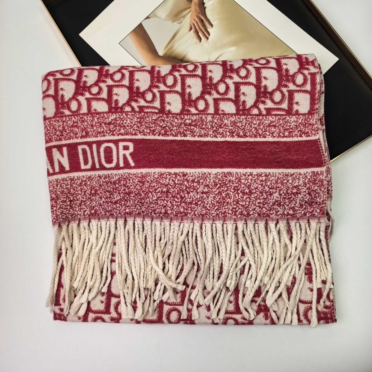 Scarf from the high-end luxury brand Dior, Paris, France