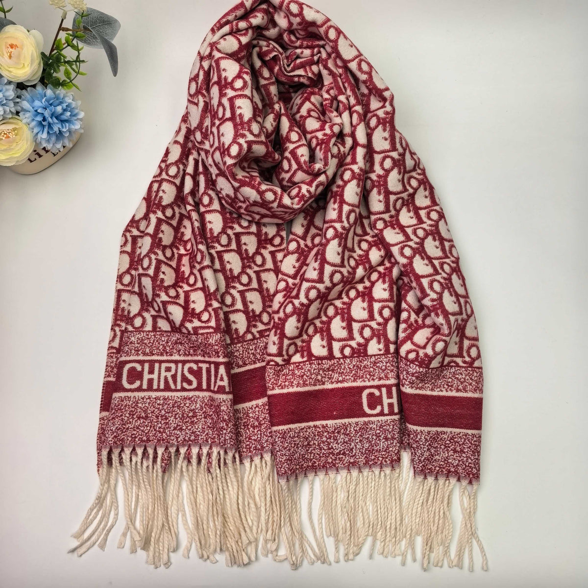 Scarf from the high-end luxury brand Dior, Paris, France