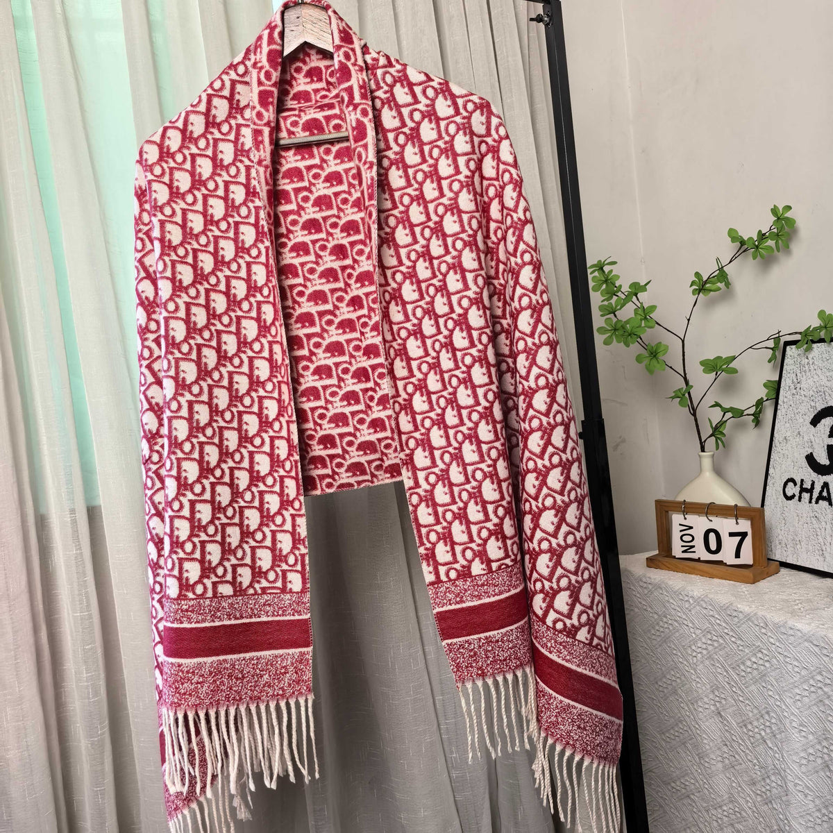 Scarf from the high-end luxury brand Dior, Paris, France