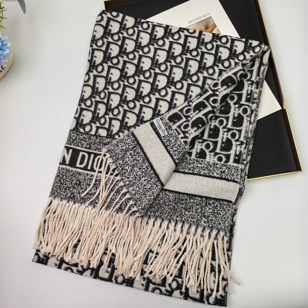 Scarf from the high-end luxury brand Dior, Paris, France