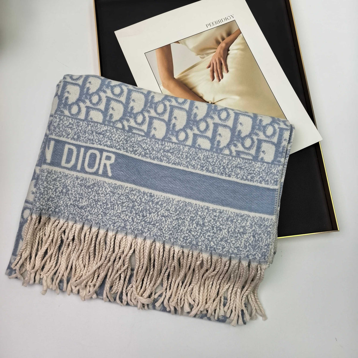 Scarf from the high-end luxury brand Dior, Paris, France