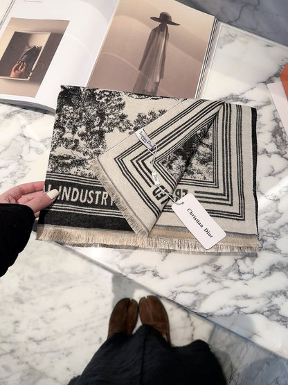 Dior 2026 New Jungle Zoo Cashmere Scarf