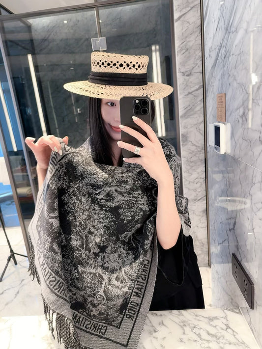 Dior 26 New Jungle Flower Cashmere Scarf