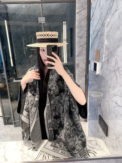 Dior 26 New Jungle Flower Cashmere Scarf
