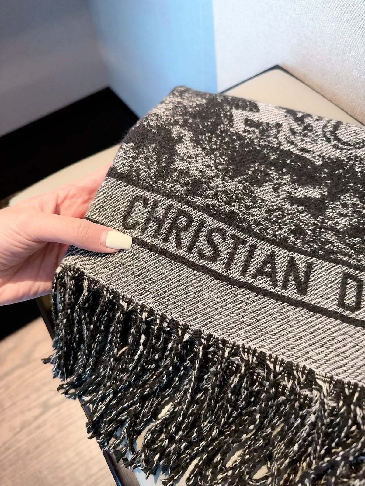 Dior 26 New Jungle Flower Cashmere Scarf