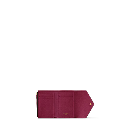 Monogram Envelope Wallet – Compact Zip Card Holder with Elegant Design