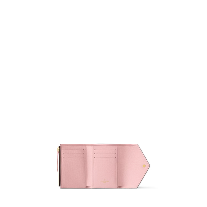 Monogram Envelope Wallet – Compact Zip Card Holder with Elegant Design