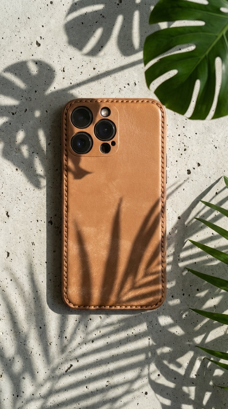 Δερμάτινη θήκη iPhone Full Grain Unibody – The Art of Pure Leather Craft