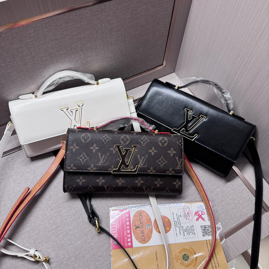 Luxe Texture Leather Handbag 030