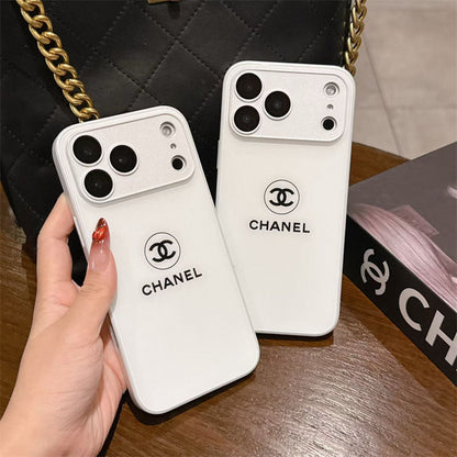 Funda para iPhone Classic Minimalist Luxe - Edición blanca brillante