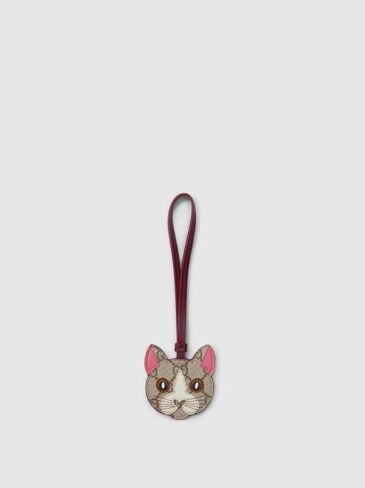 Monogram Cat &  Charm Keychain Madraí