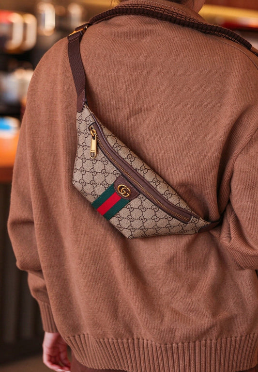 Vintage Monogram Web Belt Bag
