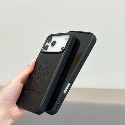 Premium kunstleer iPhone-hoesje