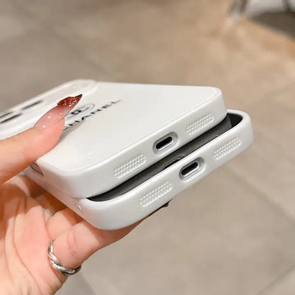 Funda para iPhone Classic Minimalist Luxe - Edición blanca brillante