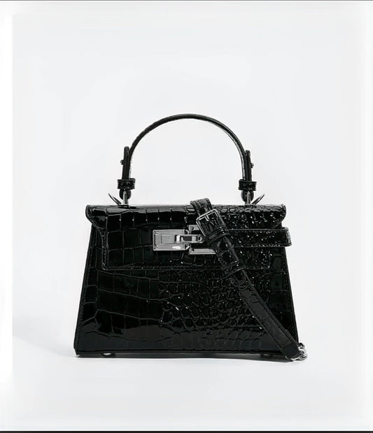 Crocodile-Print Light Luxury Τσάντα Kelly