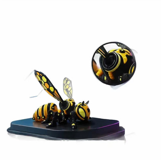 Ornáid Trendy Clóbhuailte Cyber ​​Mech Bumblebee 3D