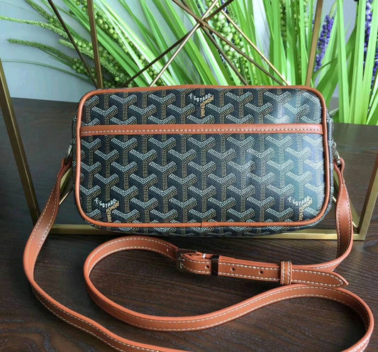 Τσάντα χιαστί τσάντας Goyardine Print Camera Messenger