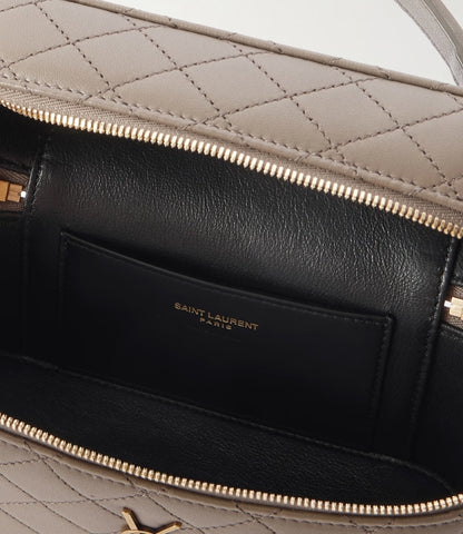 Classic Quilted Cosmetic Box Bag