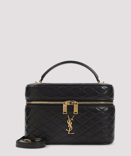 Classic Quilted Cosmetic Box Bag