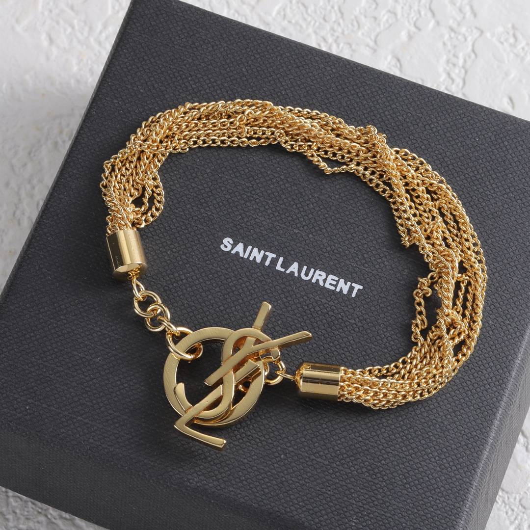Quiet Luxury Vintage Gold Curb Chain Bracelet