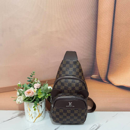 Cute Ear Detail Multi-Zipper Sling Chest Bag