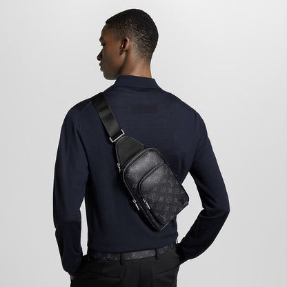 Luxury Monogram Sling Chest Bag for Men