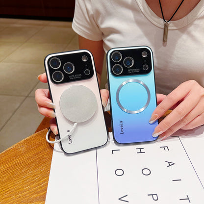 MagSafe Magnetic Gradient Telefonfodral med linsskydd