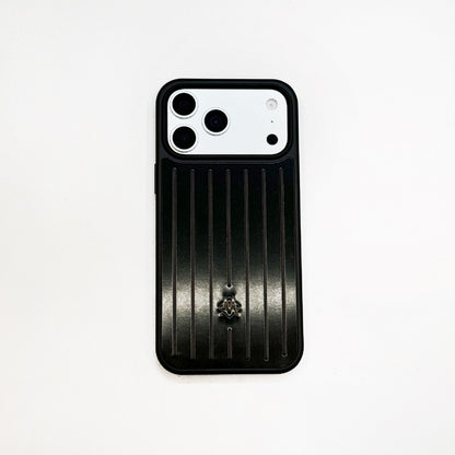 Ribbed Metallic Armor iPhone Case – Stylish Protection Inspired by Travel