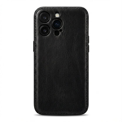 Kakavy Handcrafted Vegetable-Tanned Leather iPhone Case – Vintage Patina Edition